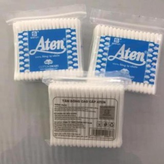 combo 5 Gói 100 Tăm bông YUMY, ATEN 100% COTTON