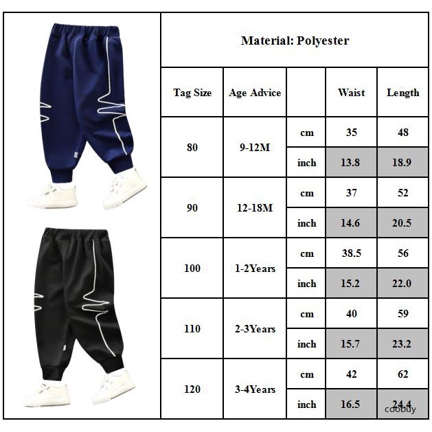 Quần chạy bộ cotton ống rộng thời trang năng động tùy chọn màu sắc dành cho bé trai