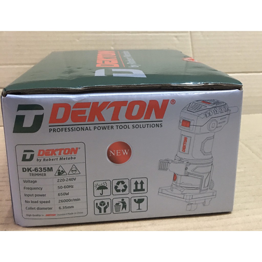 Máy phay gỗ cầm tay , máy soi gỗ Dekton DK-635M