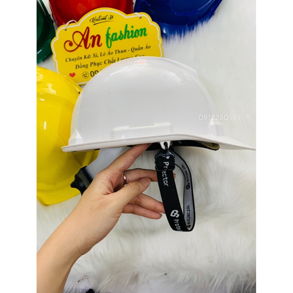 Nón kỹ sư Protector nhập khẩu Úc, Nón bảo hộ công trình cao cấp an toàn _ Hình chụp thật