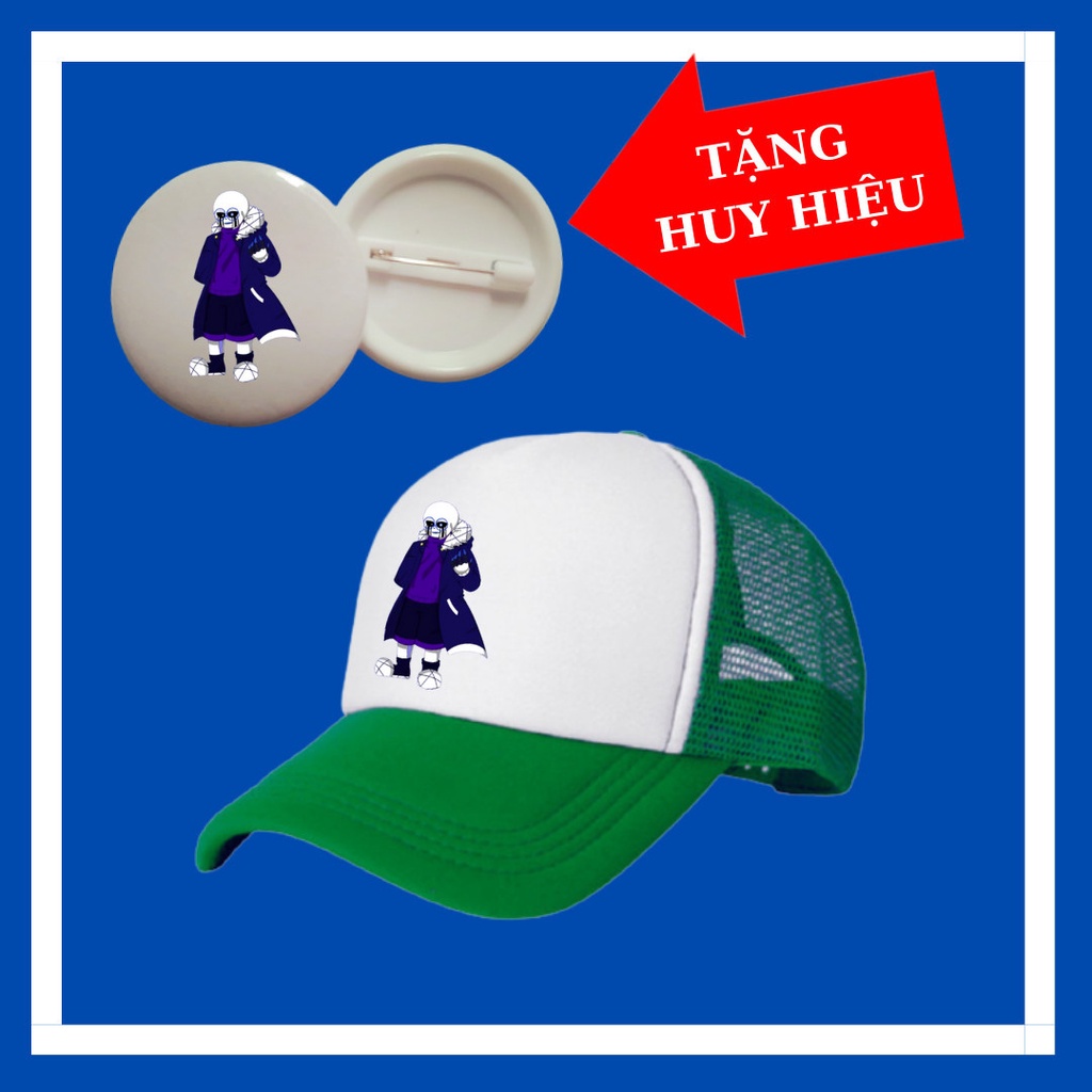 Mũ lưỡi trai trẻ em Error 505 Sans siêu ngầu, kèm huy hiệu Error 505