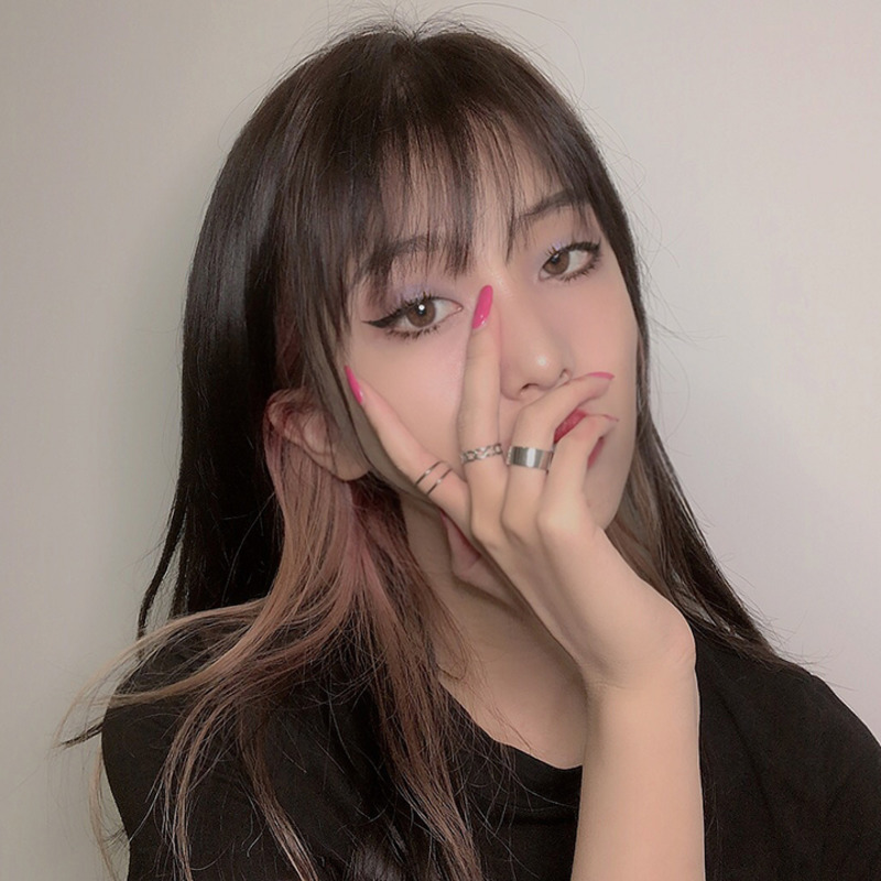 Bộ ba nhẫn đeo ngón tay phong cách hiphop thời trang cho nữ