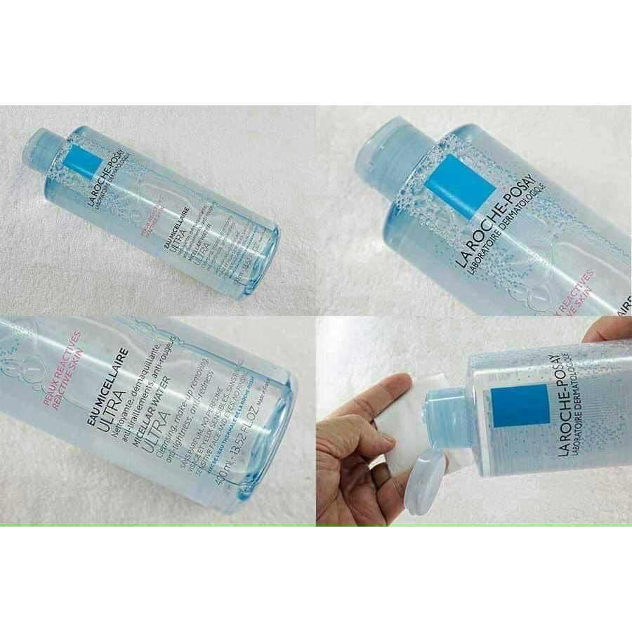 Nước Tẩy Trang La Roche-Posay Cho Da Mụn Nhạy Cảm Peaux Reactives Eau Micellaire Pháp Chai 400ml