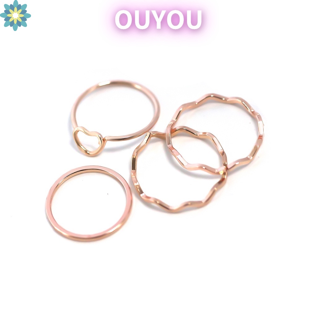 Bộ Nhẫn Thời Trang Đơn Giản Cho Nữ YD