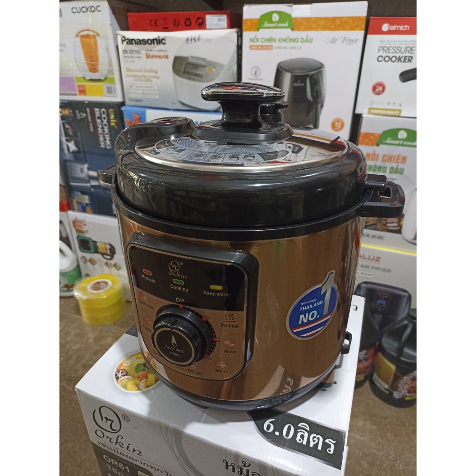 Nồi áp suất điện đa năng Orkin OR61 dung tích 6 lít xuất xứ Thái Lan