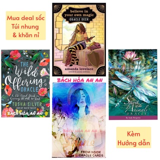 🎁Bộ bài oracle Shine from the inside, Believe in your own magic, the wild offering , spirit of the animals deal sốc