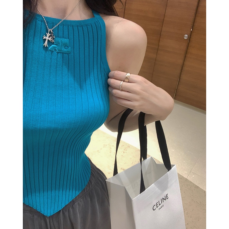 Áo Nữ Cộc Tay Cổ Tròn Thời Trang Hàn