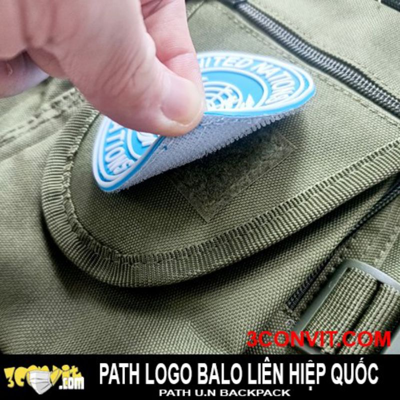 Path logo U.N dán balo