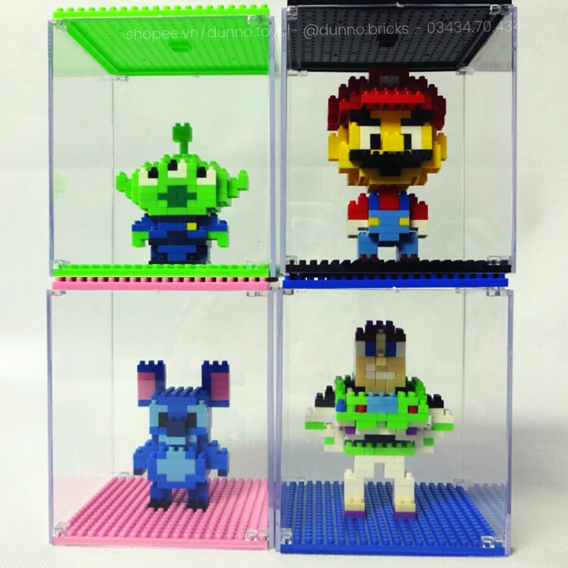 Hộp Trưng Bày NanoBlock Size Dưới 8cm - Dust Cover | BigBuy360 - bigbuy360.vn