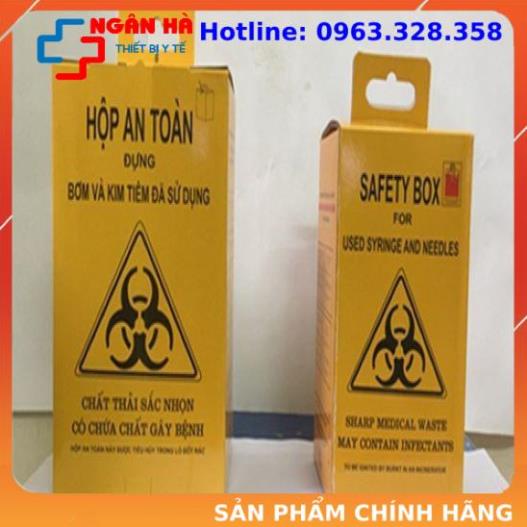 Hộp an toàn, hộp an toàn đựng bơm và kim tiêm đã sử dụng,