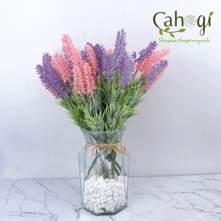Hoa giả- Hoa oải hương 30cm siêu đẹp