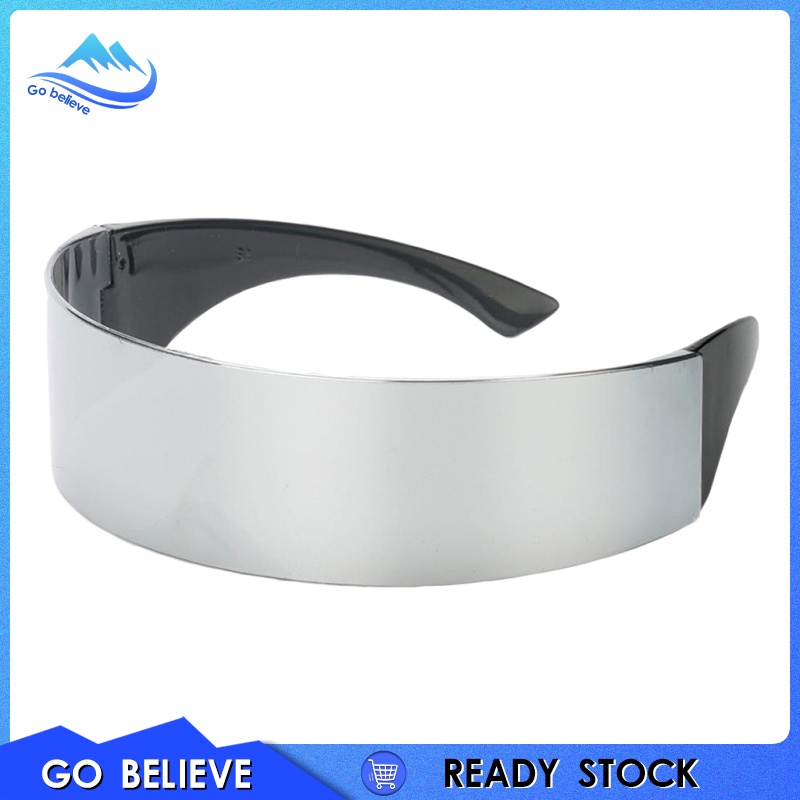 Kính Mát Hình Robot Không Gian Màu Bạc Kim Loại Cho Bữa Tiệc