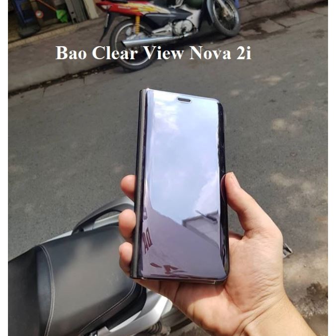 Bao da Clear View Standing Cover Huawei Nova 2i