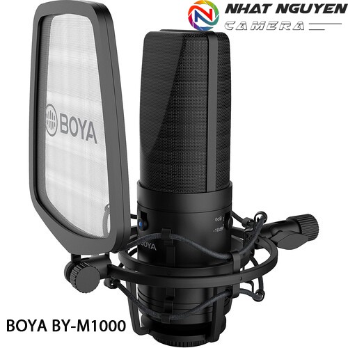 BOYA BY-M1000 - Micro studio Boya M1000 có màng ngăn lớn - Bảo hành 12 tháng