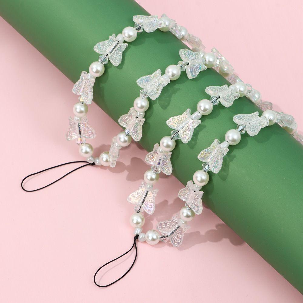 Dây Treo Điện Thoại Chống Thất Lạc Hình Bươm Bướm Dễ Thương Cho Nữ