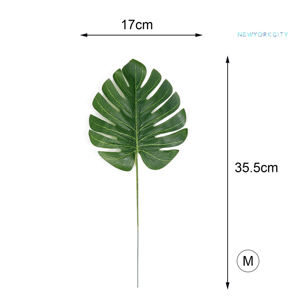 1 Nhánh Lá Monstera Nhân Tạo Phong Cách Bắc Âu Trang Trí Nội Thất/Văn Phòng/Làm Đạo Cụ Chụp Ảnh