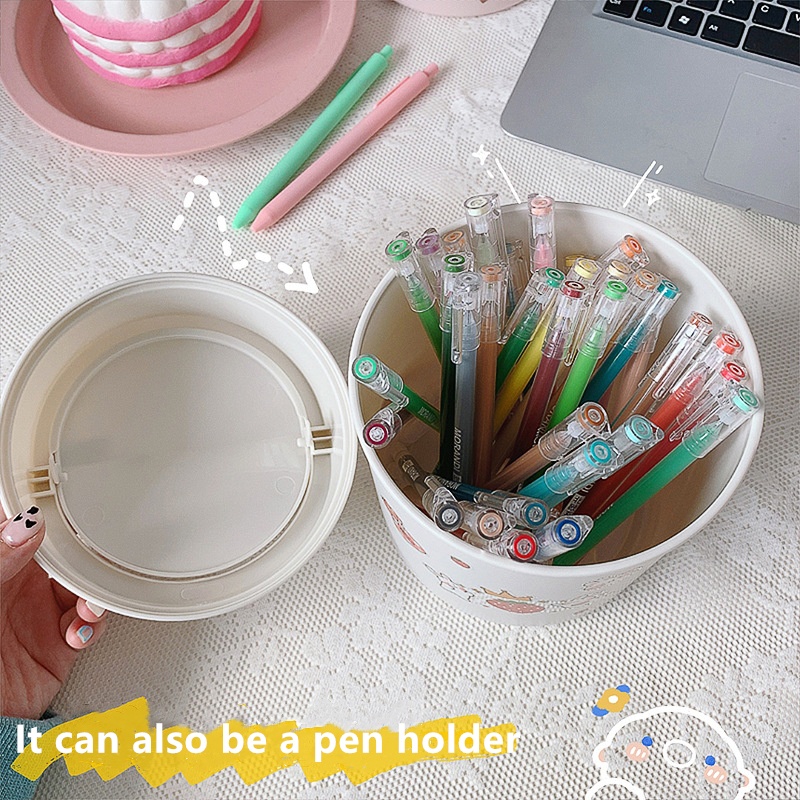 Thùng rác để bàn thiết kế dễ thương sáng tạo cho học sinh / văn phòng