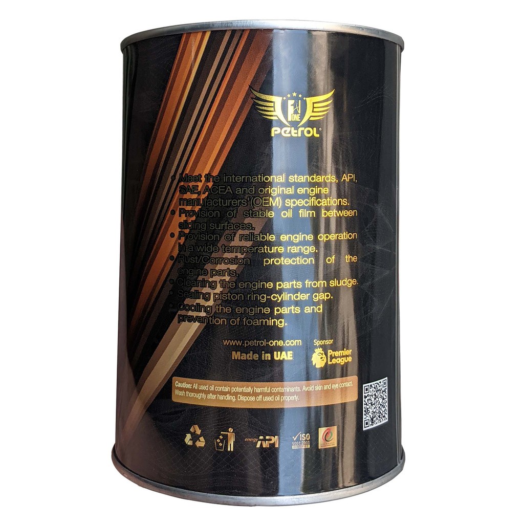 Nhớt tổng hợp Petrol 10W40, Nhớt Petrol 10W40 cho xe máy lon 1L