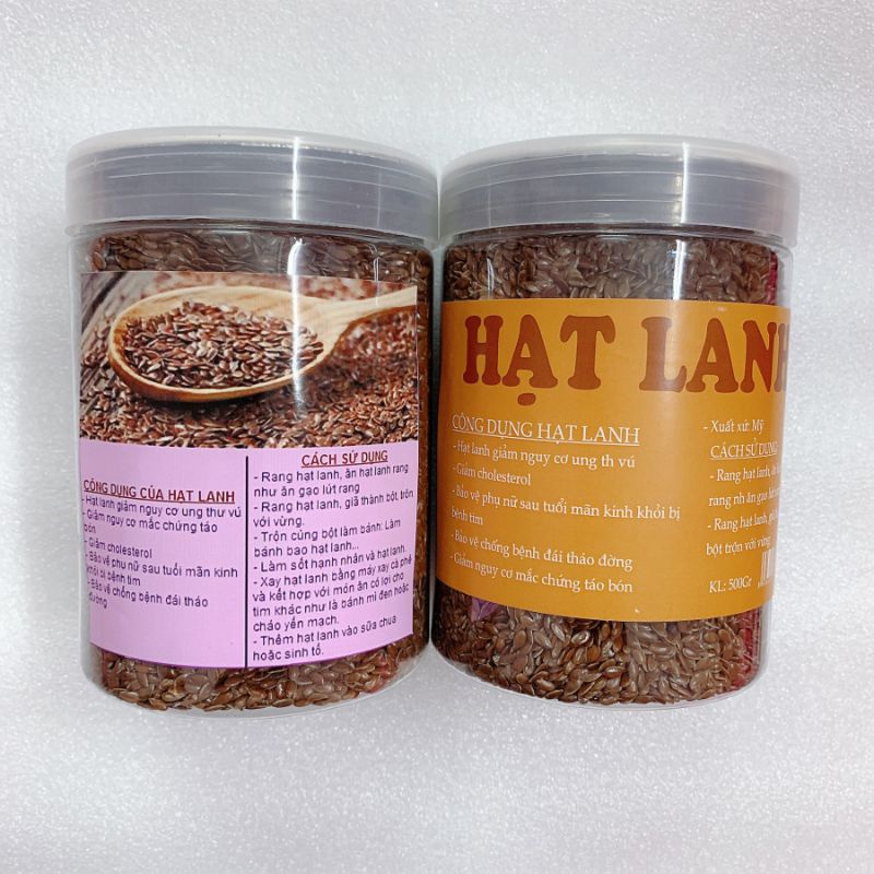 Hạt lanh nâu hạt sống