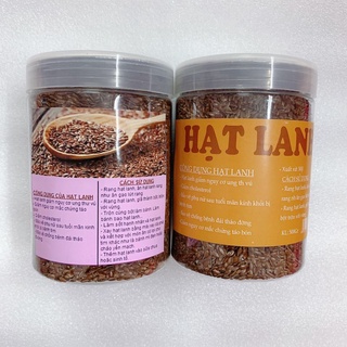 Hạt lanh nâu hạt sống (chưa rang)