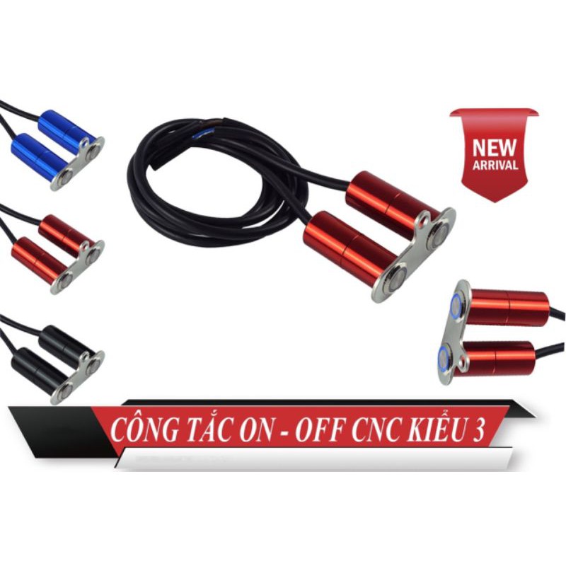 Công tắc LED CNC Đôi Xe Máy PKN PKL