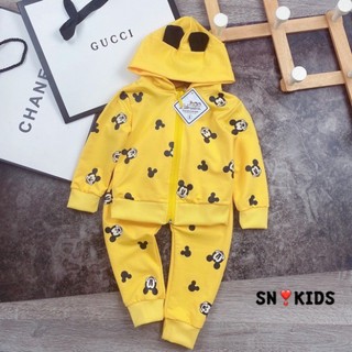 Xả Bộ mickey 2 màu cho bé gái
