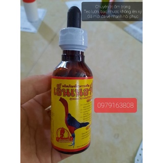 60ml t.huốc bổ vàng phục hồi gà ốm, tái mặt