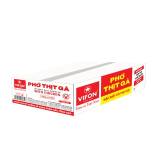 Phở Gà Vifon Tô 120g thùng 12 tô