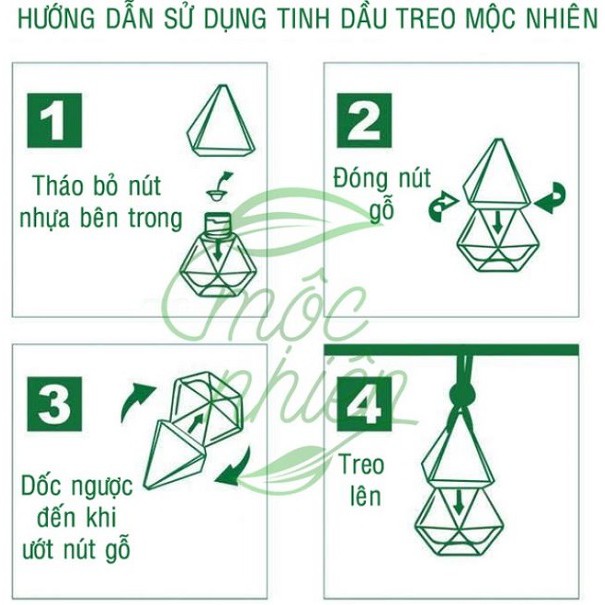 Tinh Dầu Treo Xe Ô Tô Nguyên Chất 100% - Tinh Dầu Treo Xe Hơi Mộc Nhiên 16 Mùi Tùy Chọn