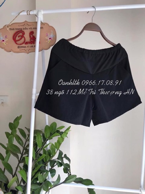 (XẢ KHO GẤP) Quần sooc đũi bầu siêu mát