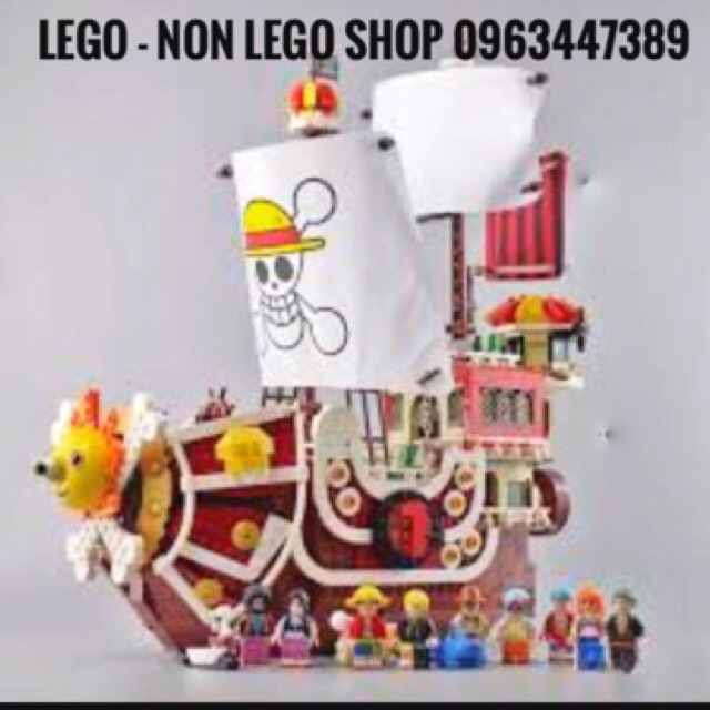 ( Hàng đang về ) Lego - SY 6298 ( Tàu thousand sunny trong One Piece 1484 mảnh )