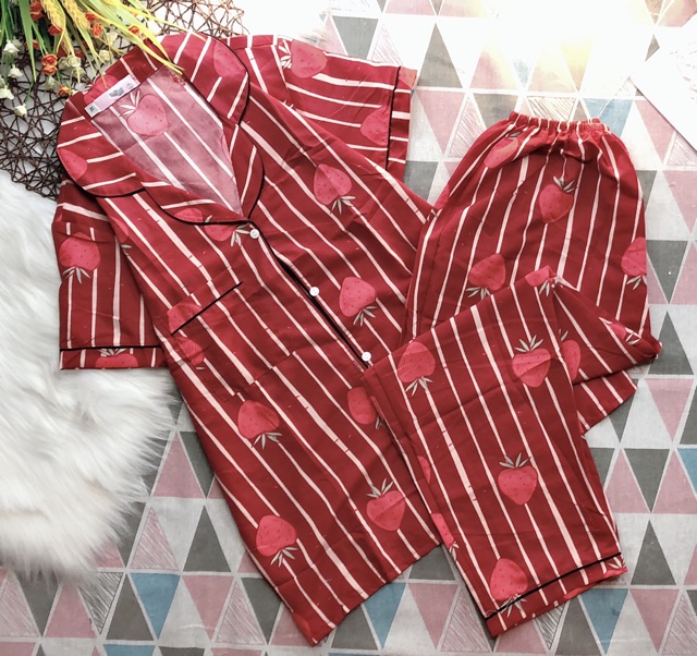 [BigSize 58-72Kg]Bộ pijama bigsize Kate thái Dài Cộc | BigBuy360 - bigbuy360.vn