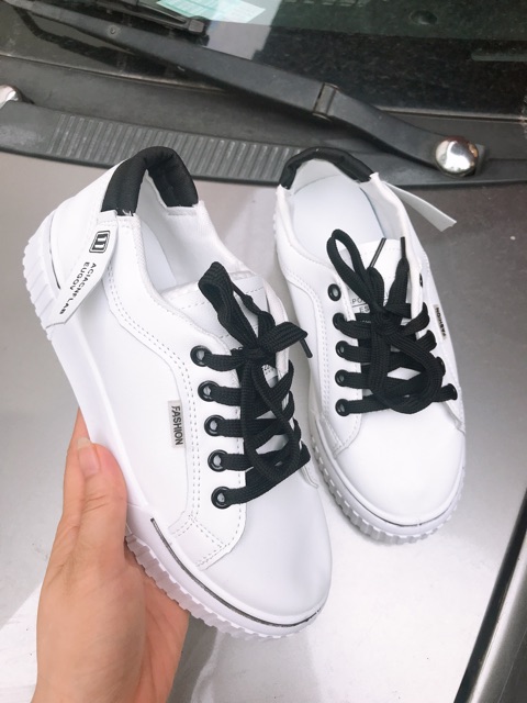 Giầy thể thao nữ, giầy siêu hót 2020, giầy màu trắng đế cao 5cm mã BT99 | BigBuy360 - bigbuy360.vn