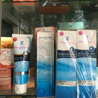 [shopee trợ giá] SỮA RỬA MẶT NGỪA MỤN TRẮNG SÁNG DA DERMA DOCTOR - hàng chính hẵng - đạt chuẩn GMP