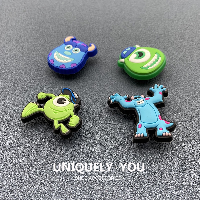 Phụ Kiện Khóa Giày crocs / jibbitz Hình Nhân Vật Hoạt Hình Monsters University