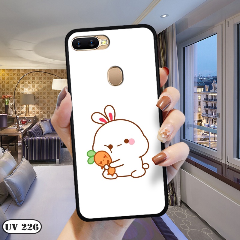 Ốp lưng nhám in hình 3D OPPO R11S