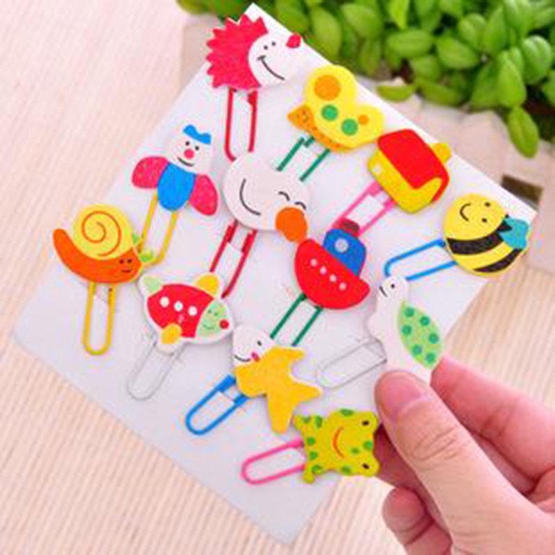 Kẹp giấy hình hoạt hình đáng yêu phong cách Hàn Quốc