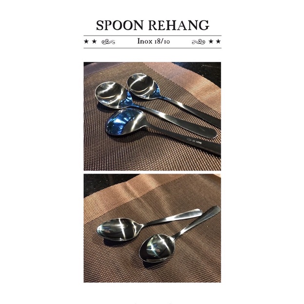 Combo 2-3 muỗng thương hiệu REHANG từ Hàn Quốc - inox cao cấp