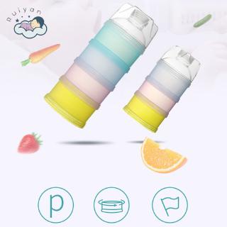 Hộp chiết sữa bột 4 ngăn chống bụi dễ mang theo cho bé