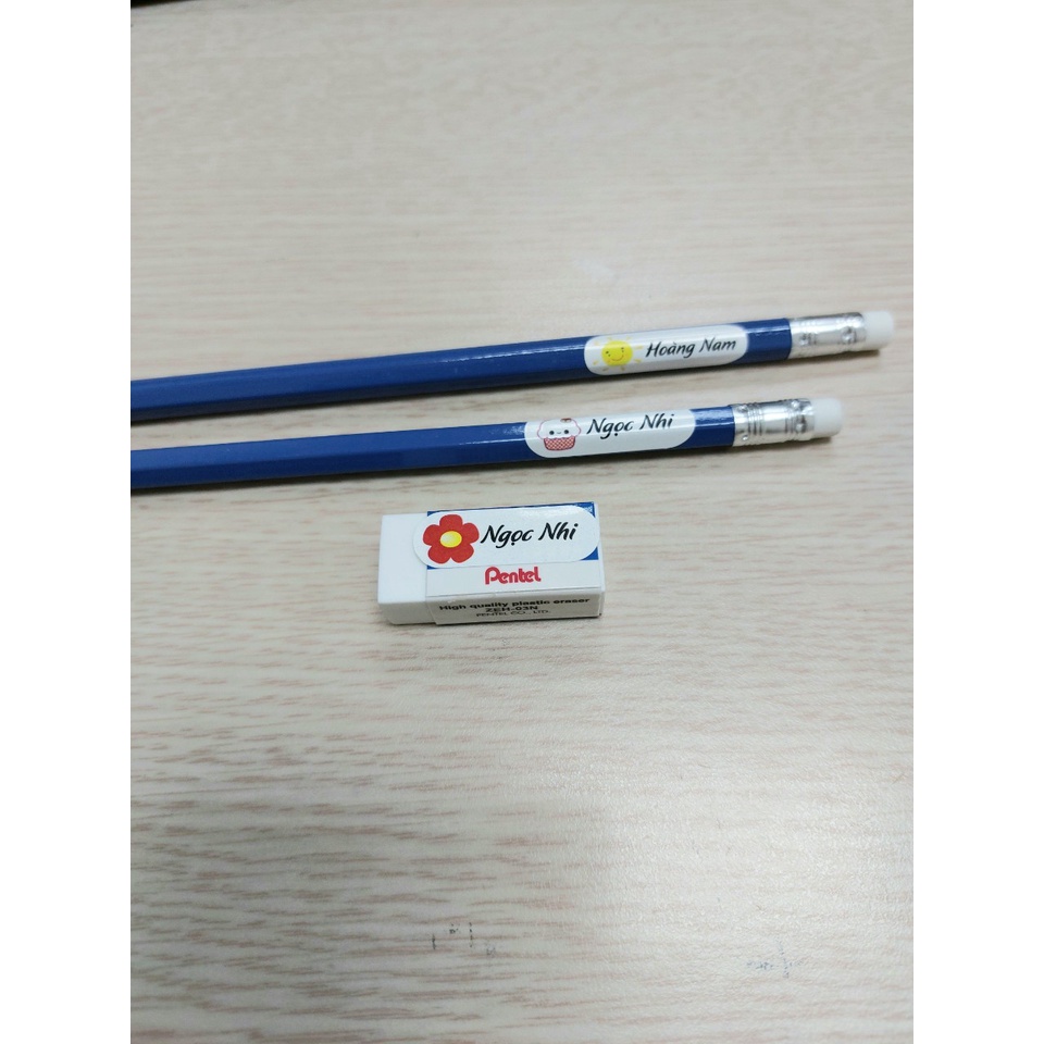 Sticker in Tên Bé - 176 Sticker Decal nhựa chống nước