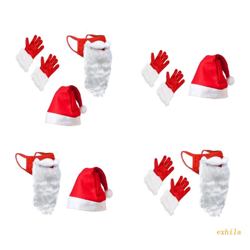 Găng Tay Râu Hình Ông Già Noel Vui Nhộn Cho Người Lớn Và Trẻ Em