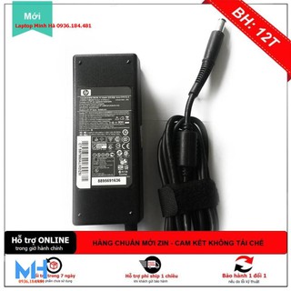 Sạc Laptop HP 18.5–3.5A/ 19V–4.74A Chân Kim to kèm dây nguồn