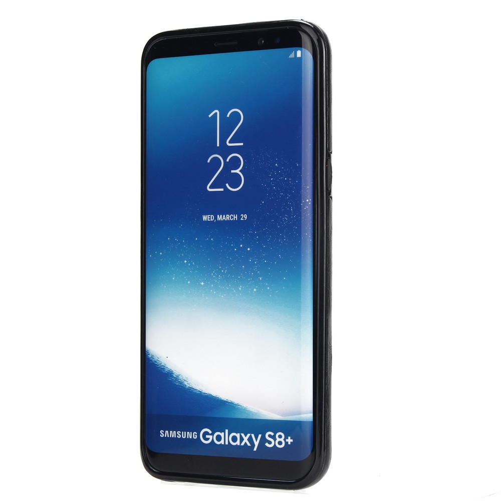 Bao Da Điện Thoại Dạng Ví Nắp Lật Nam Châm Có Ngăn Đựng Thẻ Và Giá Đỡ Cho Samsung Galaxy S8 Plus S7 S6 Edge Ốp