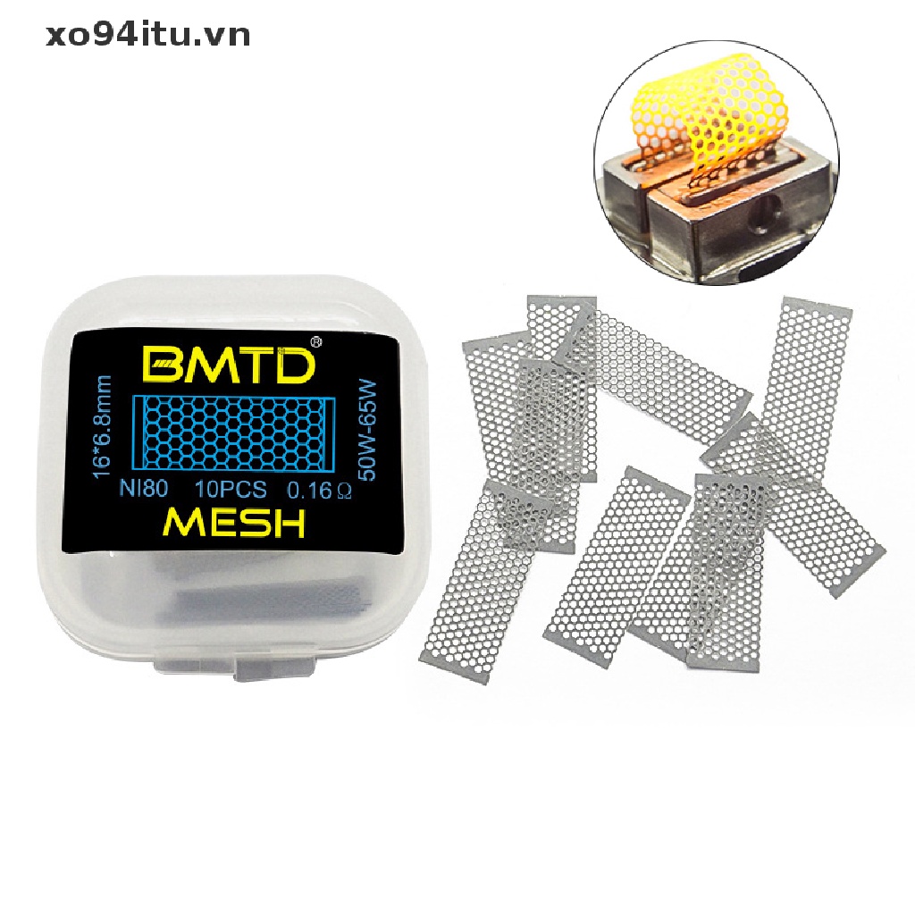 Set 10 Cuộn Dây Lưới 16 * 6.8 / 18 * 6.2mm Ni80 0.16 0.20 ohm Chuyên Dụng