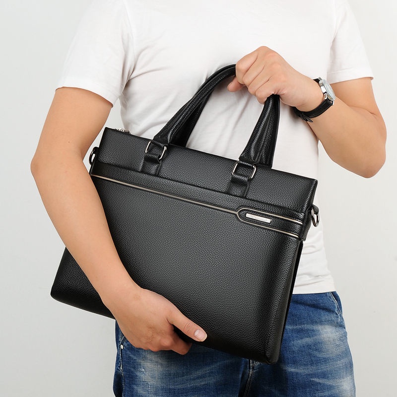 Túi Xách Da Đeo Vai Phong Cách Doanh Nhân Thời Trang Cho Nam