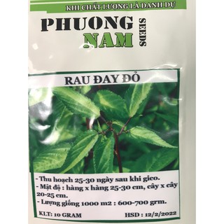 10 Gram Hạt giống Rau Đay Đỏ