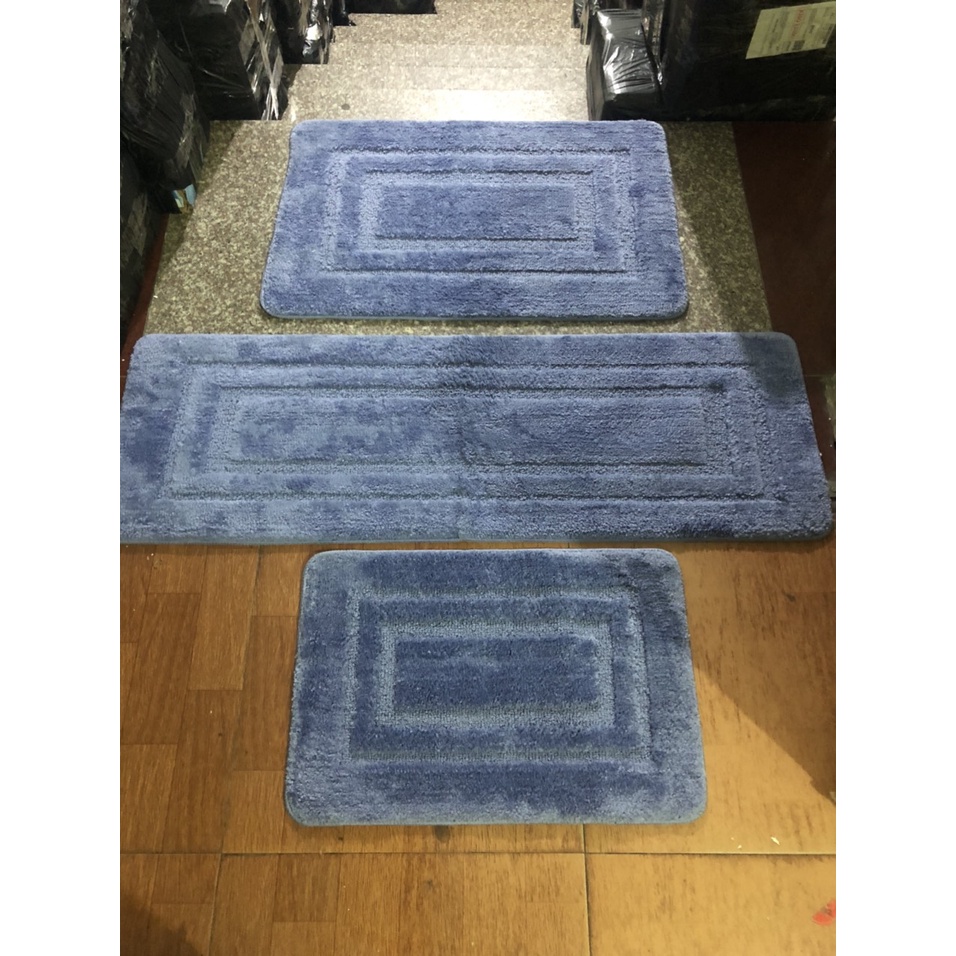 Thảm chân, thảm lau chân, thảm decor [Siêu thấm hút] sợi bông cotton 100% siêu mềm mại-3 kích thước 40x60/50x80/40x120cm