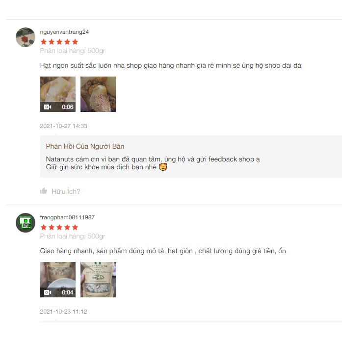 Hạt dinh dưỡng mix ăn kiêng giảm cân healthy không đường giòn, thơm by NATANUTS