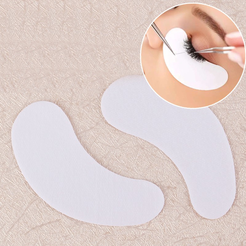 Miếng dán giấy mở rộng lông mi Miếng dán mắt được ghép Mi dưới miếng lót mắt Lint Miễn phí dưỡng ẩm cho mắt Miếng dán giấy ngẫu nhiên