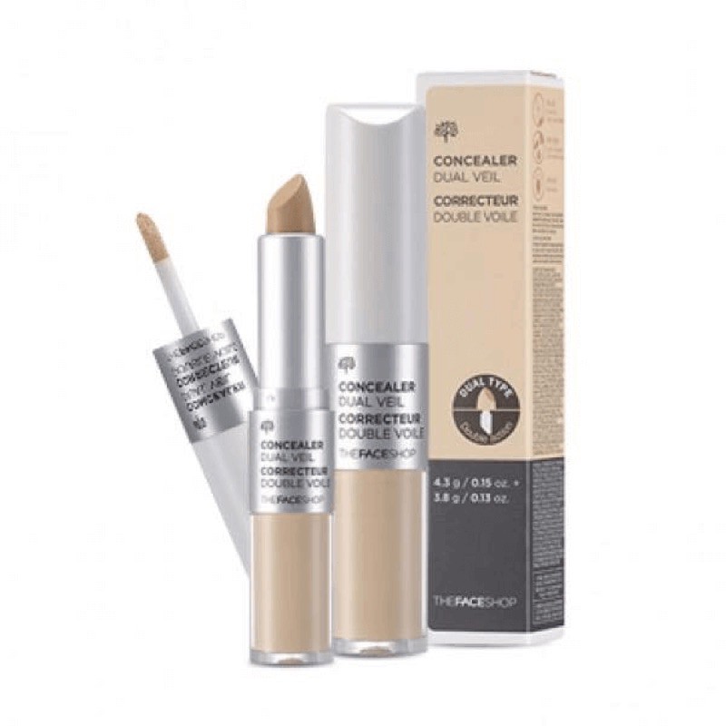 Kem che khuyết điểm 2 đầu Concealer dual veil | BigBuy360 - bigbuy360.vn